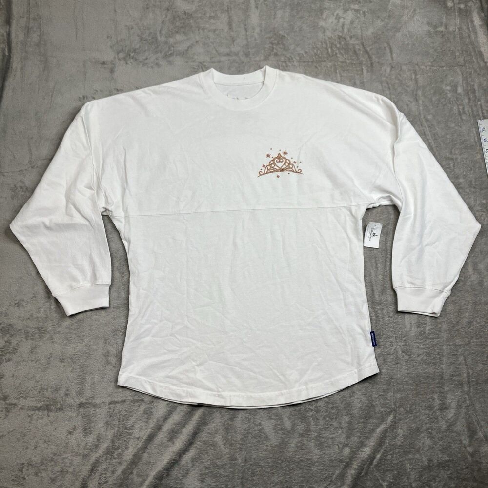 Disney Parks Spirit Jersey Bibbidi Bobbidi Boutique Womens S White Cinderella - Picture 7 of 15